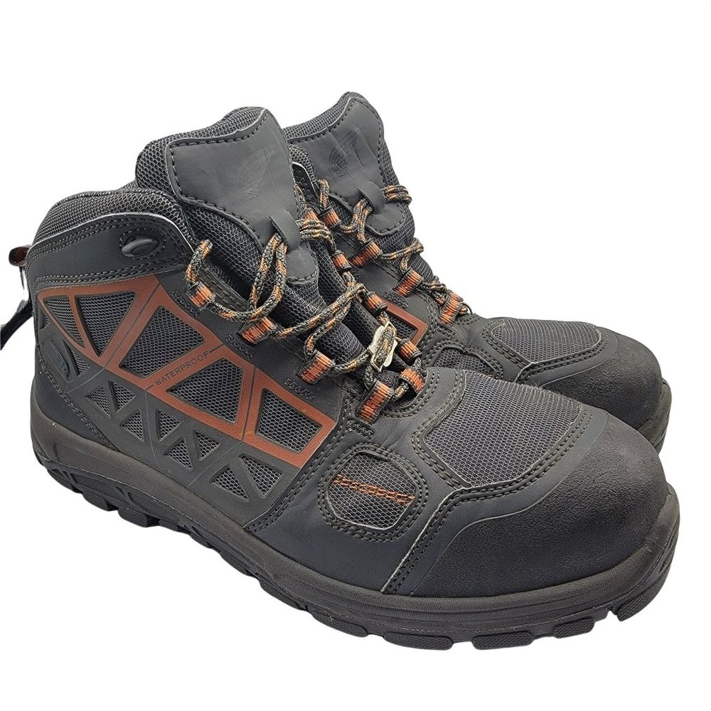 Red Wing Fuse FX 6801 Waterproof Safety Toe Hiker Work Boots Gray Mens 12